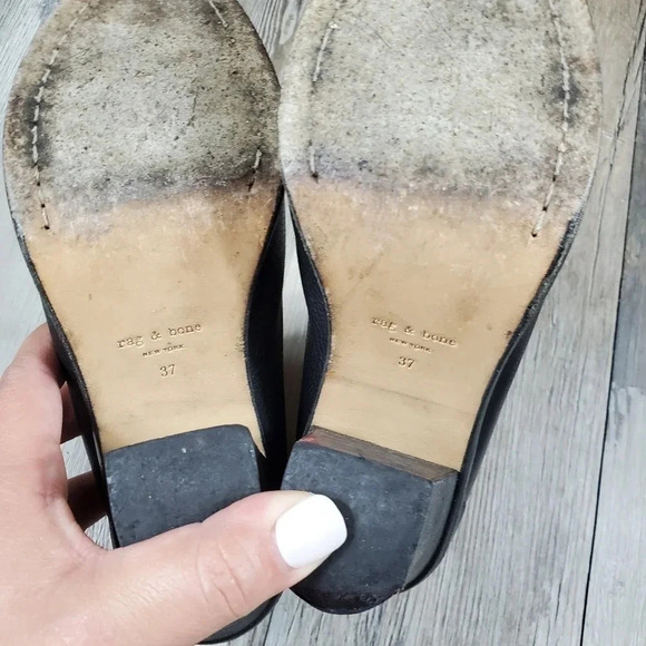 Rag & Bone Black Booties Size 37 career formal office - Picture 6 of 8